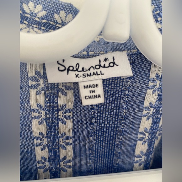 Splendid Chambray Dolman Sleeve Dress - Picture 3 of 9